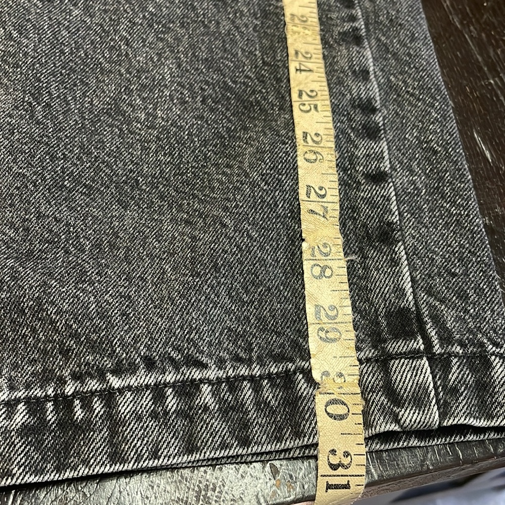 Madewell Low Slung Cargo Black Wash Denim Jeans Size 27. - Picture 10 of 15